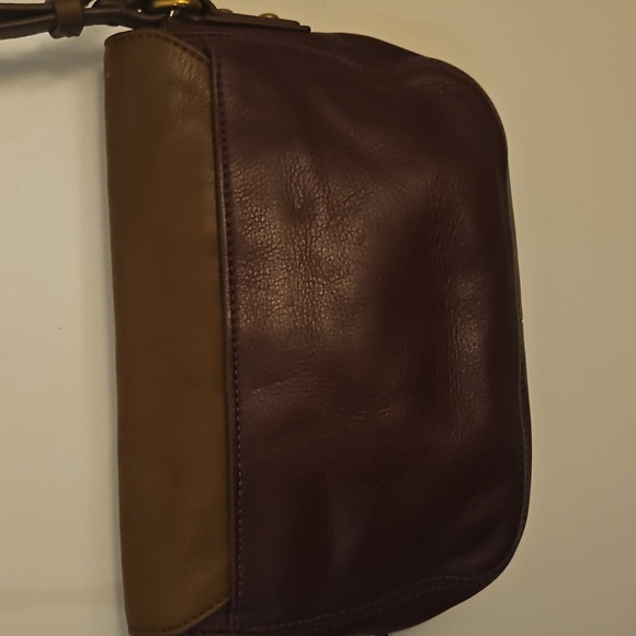 FOSSIL Multi-color Colorblock Leather Crossbody Messenger Mini Bag - Picture 5 of 14